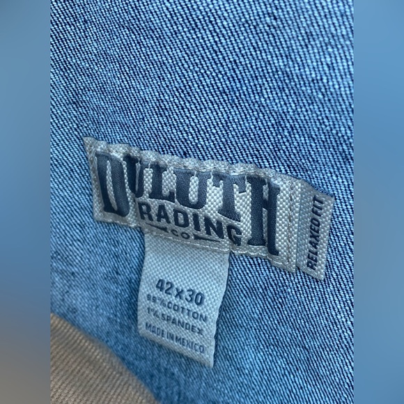 Duluth Men's Flex Ballroom Stretch Relaxed Fit Jeans Size 42x30 Dark Sto… - Picture 6 of 7